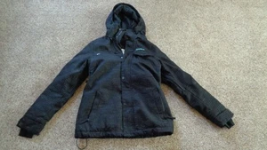 O'NEILL Women's -Ski/snow Jacket Size Medium - Black - attached hood -clean - Picture 1 of 22