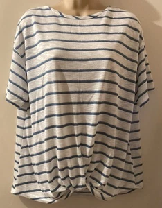 Woman’s Ladies Short Sleeve Lightweight Machine Knit Top Debenhams Size 18 - Picture 1 of 13