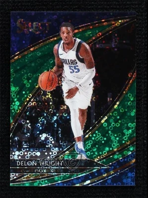 2019-20 Panini Select Courtside Hybrid Green Disco Prizm /5 Delon Wright #254 - Image 1 of 2