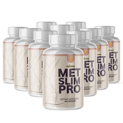 Met Slim Pro - Soporte para el metabolismo, suplemento para control de peso - 10 botellas Foto 1 de 4