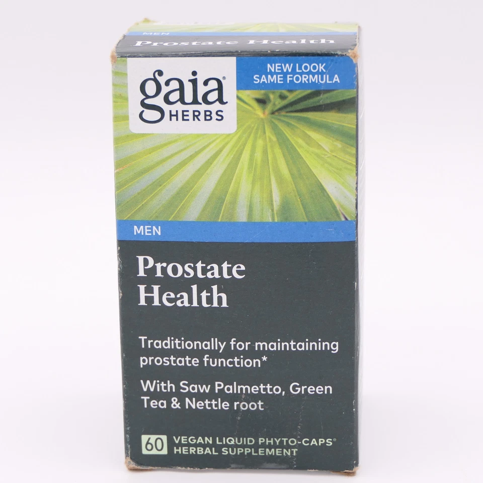 Gaia Herbs 男式前列腺健康补充剂 60 素食液体植物胶囊 BB 11/27 — 第 1/4 张图片