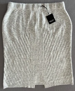 SIMPLY VERA by Vera Wang grauer Bleistift Pullover Rock mit Rückenschlitz Gr. XL neu mit Etikett - Bild 1 von 9
