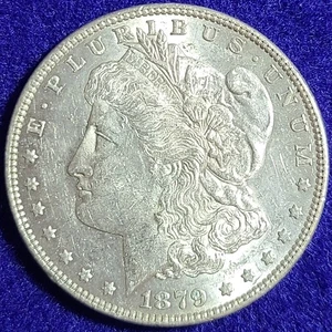 1879 Morgan Silver Dollar - Picture 1 of 2