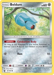 Beldum (92) 92/168 SM - Celestial Storm Pokemon Card NM - Picture 1 of 1