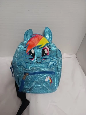 My Little Pony Rainbow Dash Mini Backpack for Kids 9"x6" blue - Image 1 of 2