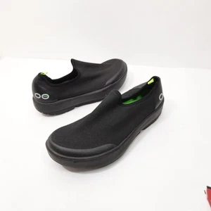 Oofos Omg Damen-Halbschuhe Größe 8 schwarz Slipper Erholung bequem gepolstert - Bild 1 von 11