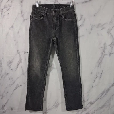 7 For All Mankind Slimy Gray Jeans/Pants Mens (ACTUAL SIZE 27X28) Stretch - Image 1 of 4