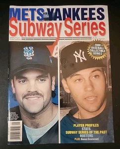 2000 Subway Serie Souvenir Magazin Yankees Mets Jeter Perez Piazza fast neuwertig - Bild 1 von 12