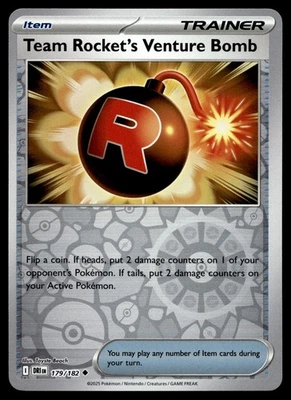 Team Rocket's Venture Bomb 179/182 SV10: Destined Rivals - Image 1 of 2