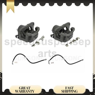 Front Brake Hose Line wtih Calipers Fits 2001 Toyota RAV4 2002 Toyota RAV4_ - Image 1 of 4