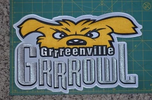 Greenville Grrrowl ECHL Throwback Vintage Minor League Hockey Jersey Patch - Picture 1 of 1