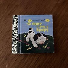 THE POKY LITTLE PUPPY #1 Little Golden Book MINI Replacement Book Nice