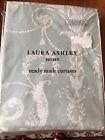 Laura Ashley Josette Curtains And Tie Backs  Brand New