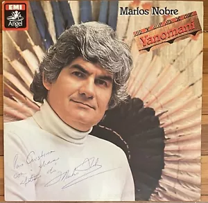 SIGNED/FULLY TESTED! Marlos Nobre – Yanomami (RARE 1982 Brazil LP) VG+/VG - Picture 1 of 6