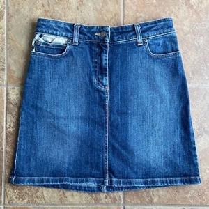 Burberry London Mini Denim Skirt size 8 - Picture 1 of 8