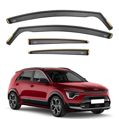 ISPEED Wind Deflectors for Kia Niro / E-Niro MK2 2022-2025 5-Door 4pc Set Visors - Image 1 of 4