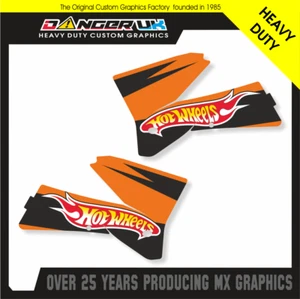 KTM SX SXF 2005-06 EXC EXC-F 2006-07 RAD SCOOP GRAPHICS DECALS HOT WHEELS - Picture 1 of 1