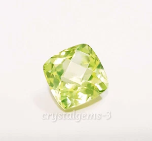 Cojín de zafiro verde claro certificado de 7,50 quilates piedra preciosa suelta de alta calidad - Imagen 1 de 6