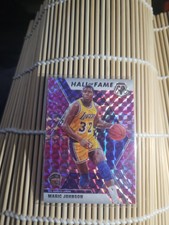 MAGIC JOHNSON 2019-20 PANINI MOSAIC HALL OF FAME CAMO PINK PRIZM LAKERS #291