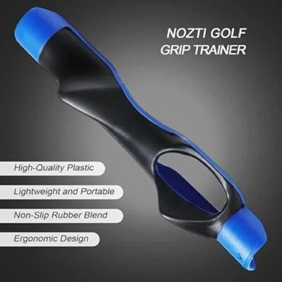 TRUEBIRDIE Golf Grip Trainer - Golf Swing Aid Club Attachment to Correct Hand Placement