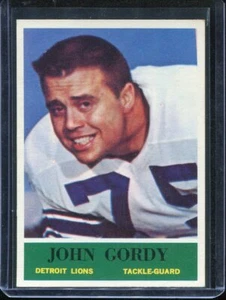 1964 Philadelphia Football # 60 John Gordy (NM-MT) Near Mint to Mint - Picture 1 of 2