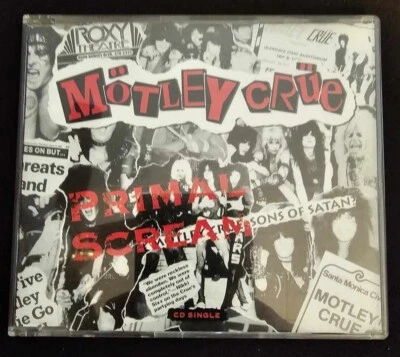 Motley Crue Primal Scream - Dancing on Glass CD plus 2 Live Tracks Import CD Foto 1 de 3