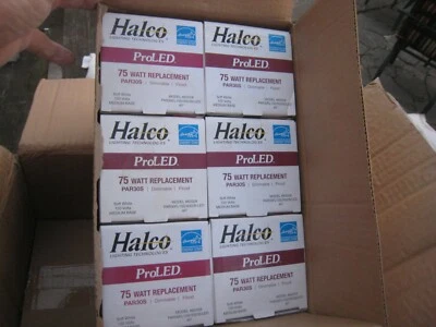 6 Pack HALCO LED PAR30FL10S/930/B/LED  Medium Base 75 Watt rep. Soft White 3000K - Image 1 of 4