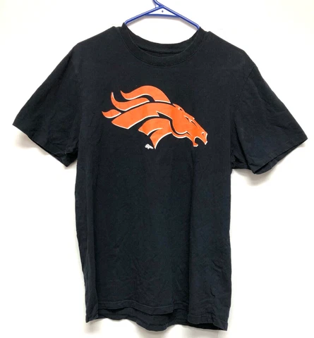 47 Mens Black Graphic T Shirt - NFL Denver Broncos - Size L Cover