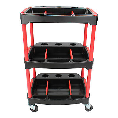 ABN 3 Tier Rolling Carts With Wheels Organizer Storage Carts For Car Detailing • 97.99$