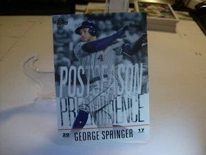 2018 Topps Update Postseason Preeminence #PO-23 - George Springer 18-062 - Picture 1 of 2