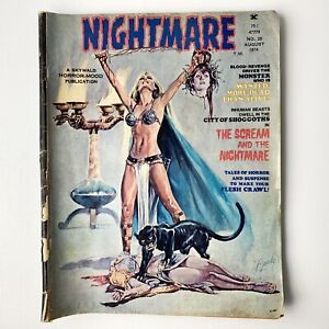 Nightmare No. 20 August 1974 - The Scream And The Nightmare Skywald Horror Mood