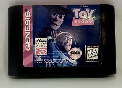 Disney's Toy Story (SEGA Genesis, 1995) Game Cartridge, Works - Image 1 of 4