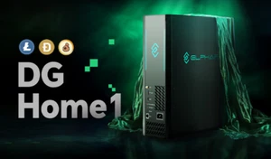 ElphaPex DG Home 1 Silent LTC Doge Bell Coin Crypto Home Scrypt ASIC Miner - Picture 1 of 4