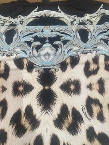 ROBERTO CAVALLI WOMENS BLOUSE TOP LEOPARD - Picture 1 of 12