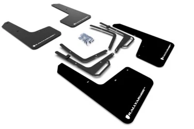 Aleta de barro negra Rally Armor UR con logotipo blanco para Ford F-150 Raptor 2017-2020 Foto 1 de 4