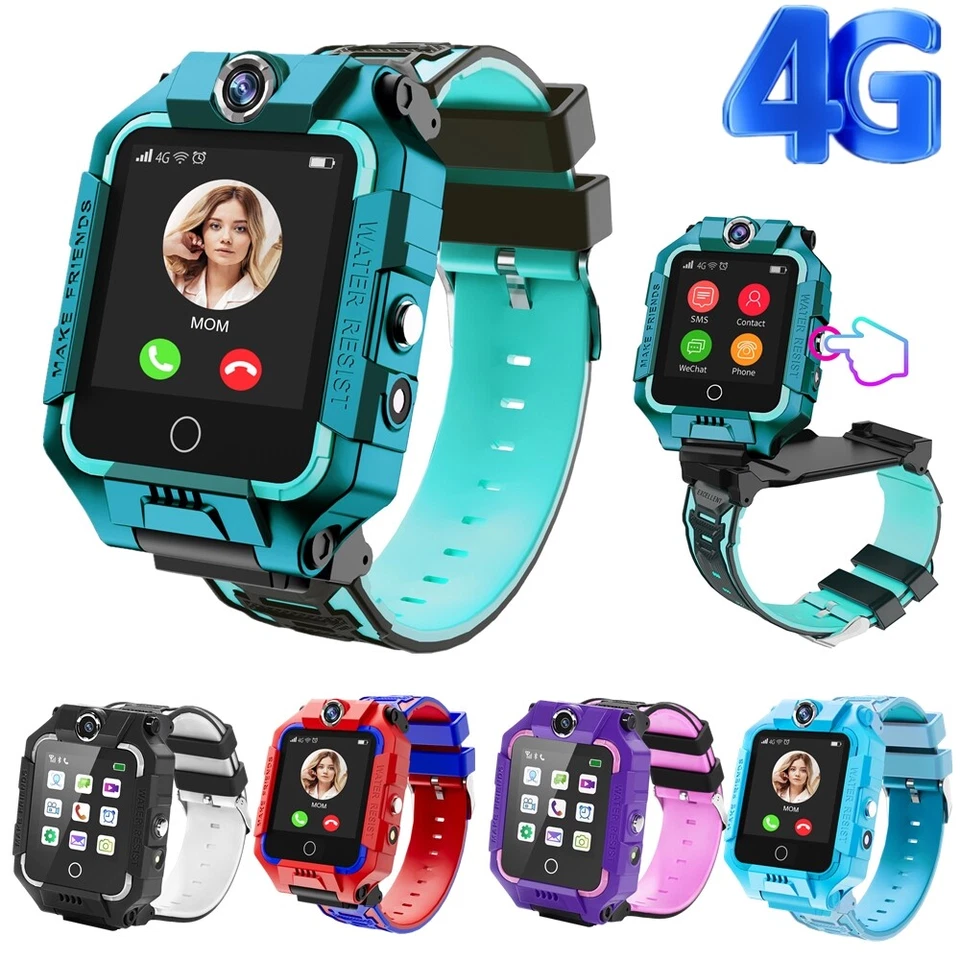 4G Kinder Smartphone Uhr mit GPS Tracker und Kamera SOS Videoanruf Sprachchat - Bild 1 von 1
