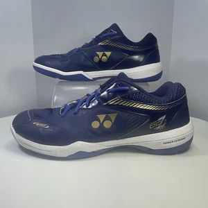 Scarpe da badminton Yonex SHB-65Z2 uomo zaffiro blu navy Kento Momota Edition taglia US 12 - Foto 1 di 12