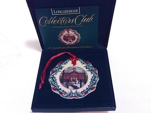 Longaberger Collectors Club~ Christmas Ornament 1996 Holiday VINTAGE - Picture 1 of 8