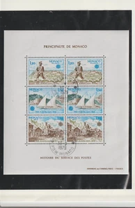 Monaco Europa CEPT Hojita del año 1979 (GO-740) - Imagen 1 de 1
