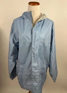 PAC TECH Pacific Trail blue hooded rain jacket Youth XL - Picture 1 of 7