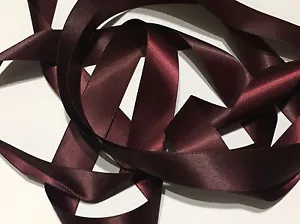Jasdee Single Face Satin Ribbon By Yard Width 1/2", 3/4", 1", 1-1/2", 2" Inch - Picture 1 of 51