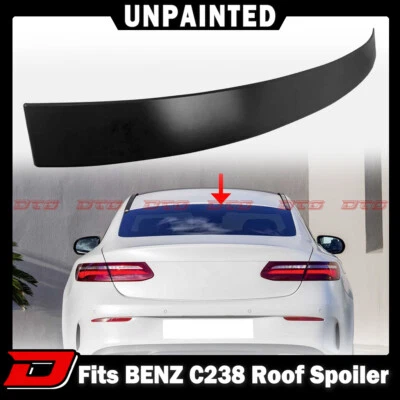 22 Fit For Mercedes Benz E C238 2DR Coupe OE Rear Roof Spoiler Wing Unpainted - Image 1 of 4