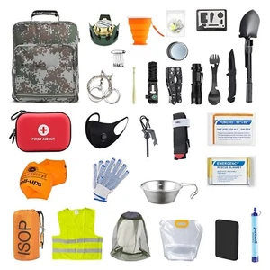Emergency Survival Kit | Military Survival Kit | Emergency Survival Gear & Fi... - Picture 1 of 6