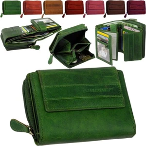 Leder Damen Portemonnaie Geldbörse Brieftasche GREEN VALLEY Geldbeutel Purse NEU - Bild 1 von 59