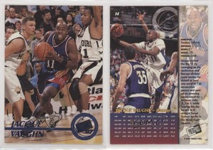 1997 Press Pass Blue Torquers Jacque Vaughn #14 Rookie RC