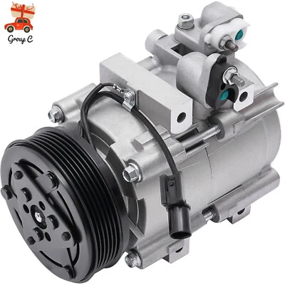 Compresor de aire acondicionado para Kia Sedona 2002 2003 2004 2005 3,5 L con embrague CO 10973C OEM# Foto 1 de 4