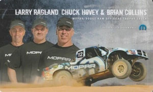 Tarjeta de héroe Collins Motorsport Mopar Dodge Ram 2008 camión trofeo todo terreno puntuación - Imagen 1 de 2