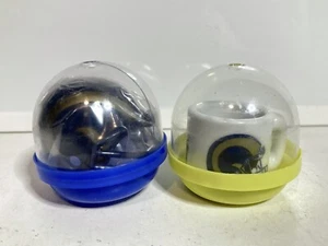 St Louis Rams Miniatur Football Helm & Becher NFL Vending Kapseln Saint Louis - Bild 1 von 5