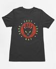 AFI Shirt East Bay Hardcore Cat Face Halloween Black Unisex 100% Cotton 100653