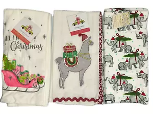 Cynthia Rowley Set of 2 Cotton Kitchen Towels - Your Choice - Free Ship USA - Picture 1 of 11